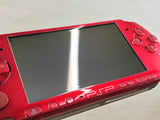 GE1250 With Defects - PSP-3000 RADIANT RED Console Japan