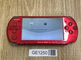 GE1250 With Defects - PSP-3000 RADIANT RED Console Japan