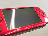 GE1250 With Defects - PSP-3000 RADIANT RED Console Japan