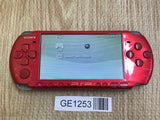 GE1253 With Defects - PSP-3000 RADIANT RED Console Japan