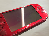 GE1254 With Defects - PSP-3000 RADIANT RED Console Japan