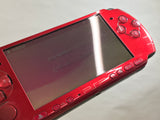 GE1254 With Defects - PSP-3000 RADIANT RED Console Japan
