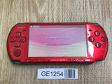 GE1254 With Defects - PSP-3000 RADIANT RED Console Japan