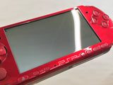 GE1256 With Defects - PSP-3000 RADIANT RED Console Japan