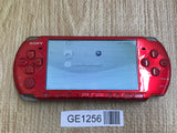 GE1256 With Defects - PSP-3000 RADIANT RED Console Japan