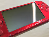 GE1257 With Defects - PSP-3000 RADIANT RED Console Japan
