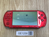 GE1258 With Defects - PSP-3000 RADIANT RED Console Japan