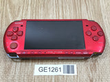 GE1261 Not Working - PSP-3000 RADIANT RED Console Japan