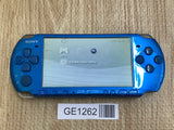 GE1262 With Defects - PSP-3000 VIBRANT BLUE Console Japan