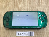 GE1265 With Defects - PSP-3000 SPIRITED GREEN Console Japan