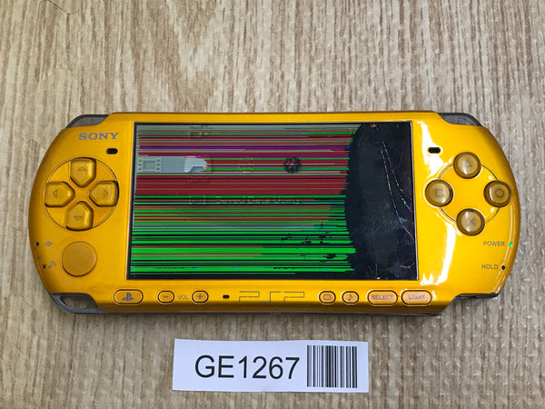 GE1267 With Defects - PSP-3000 BRIGHT YELLOW Console Japan – J4U.co.jp