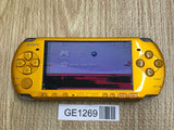 GE1269 With Defects - PSP-3000 BRIGHT YELLOW Console Japan