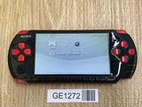 GE1272 With Defects - PSP-3000 BLACK & RED Console Japan