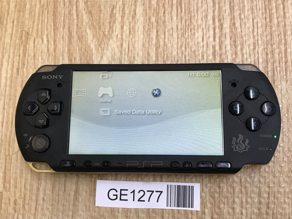 GE1277 With Defects - PSP-3000 MONSTER HUNTER 3RD Ver. Console
