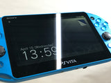 GE1280 Tested Working - PS Vita PCH-2000 AQUA BLUE Console Japan