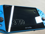 GE1280 Tested Working - PS Vita PCH-2000 AQUA BLUE Console Japan