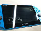 GE1280 Tested Working - PS Vita PCH-2000 AQUA BLUE Console Japan