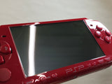 GE1313 With Defects - PSP-2000 DEEP RED Console Japan