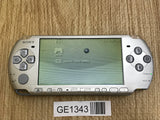 GE1343 With Defects - PSP-3000 MYSTIC Silver Console Japan