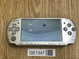GE1347 With Defects - PSP-3000 MYSTIC Silver Console Japan