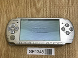 GE1348 With Defects - PSP-3000 MYSTIC Silver Console Japan