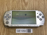 GE1350 With Defects - PSP-3000 MYSTIC Silver Console Japan