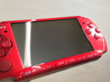 GE1352 With Defects - PSP-3000 RADIANT RED Console Japan