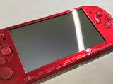 GE1354 With Defects - PSP-3000 RADIANT RED Console Japan