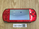 GE1354 With Defects - PSP-3000 RADIANT RED Console Japan