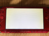 GE1356 With Defects - PSP-3000 RADIANT RED Console Japan