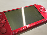 GE1357 With Defects - PSP-3000 RADIANT RED Console Japan
