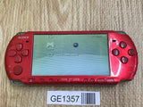 GE1357 With Defects - PSP-3000 RADIANT RED Console Japan