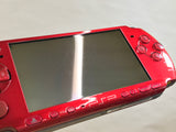 GE1358 With Defects - PSP-3000 RADIANT RED Console Japan