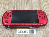 GE1360 Not Working - PSP-3000 RADIANT RED Console Japan
