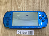 GE1368 With Defects - PSP-3000 VIBRANT BLUE Console Japan