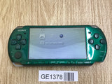 GE1378 With Defects - PSP-3000 SPIRITED GREEN Console Japan