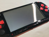 GE1383 With Defects - PSP-3000 BLACK & RED Console Japan