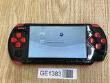 GE1383 With Defects - PSP-3000 BLACK & RED Console Japan