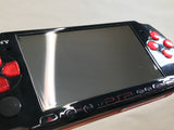 GE1383 With Defects - PSP-3000 BLACK & RED Console Japan