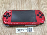 GE1387 Not Working - PSP-3000 RED & BLACK Console Japan
