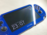 GE1390 Tested Working - PS Vita PCH-1000 SAPPHIRE BLUE Console Japan