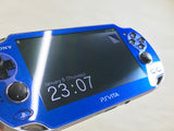 GE1390 Tested Working - PS Vita PCH-1000 SAPPHIRE BLUE Console Japan