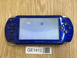 GE1412 With Defects - PSP-1000 METALLIC BLUE Console Japan