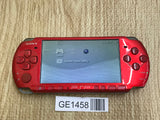 GE1458 With Defects - PSP-3000 RADIANT RED Console Japan