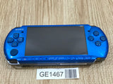 GE1467 Not Working - PSP-3000 VIBRANT BLUE Console Japan