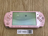 GE1480 With Defects - PSP-3000 BLOSSOM PINK Console Japan