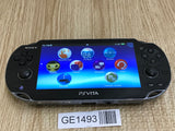 GE1493 With Defects - PS Vita PCH-1000 CRYSTAL BLACK Console Japan