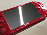 PSP-2000 DEEP RED Console Japan - With Defects GE1529