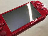 PSP-2000 DEEP RED Console Japan - With Defects GE1529