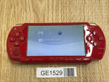 PSP-2000 DEEP RED Console Japan - With Defects GE1529